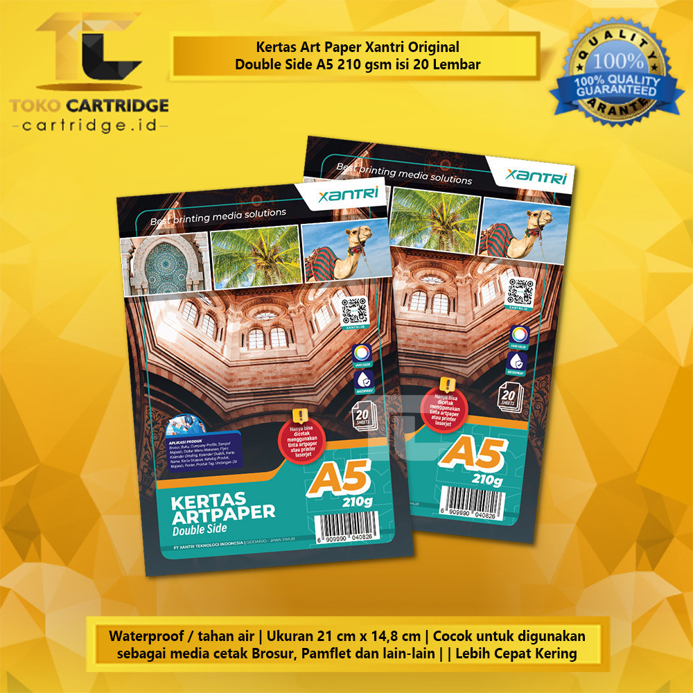 

Kertas Photo Art Paper A4 A5 120gsm 150gsm 210gsm Print Double Side Photo Paper Kertas Art Karton Cartoon Carton