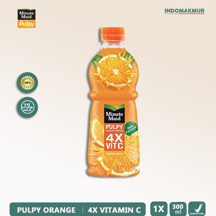 

Minute Maid Pulpy Orange - Botol 300 ml