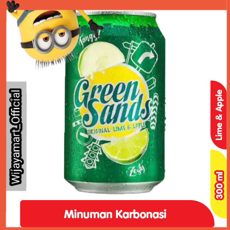 

Green Sands Minuman Karbonasi Lime & Apple Kaleng 330 ml