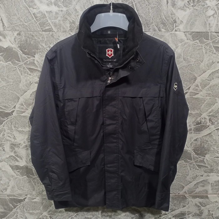 jaket VICTORINOX sz L goretex waterproof outdoor polos original