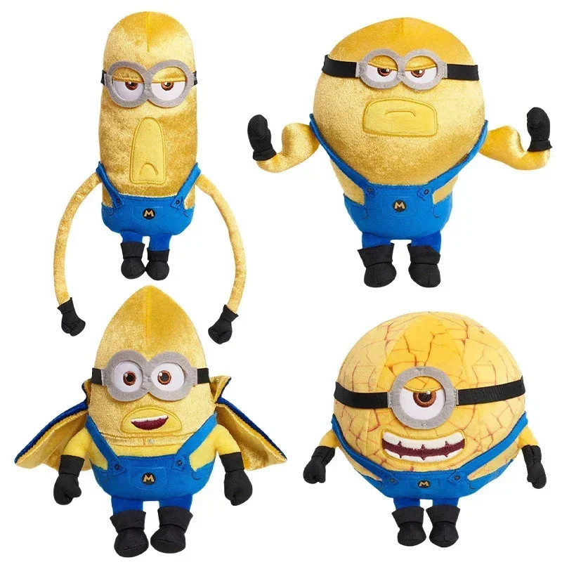 2024 Despicables Me 4 Minionso Plush Doll Anime Kawaii Cute Anime Big Eyes Plush Doll Sofa Ornaments