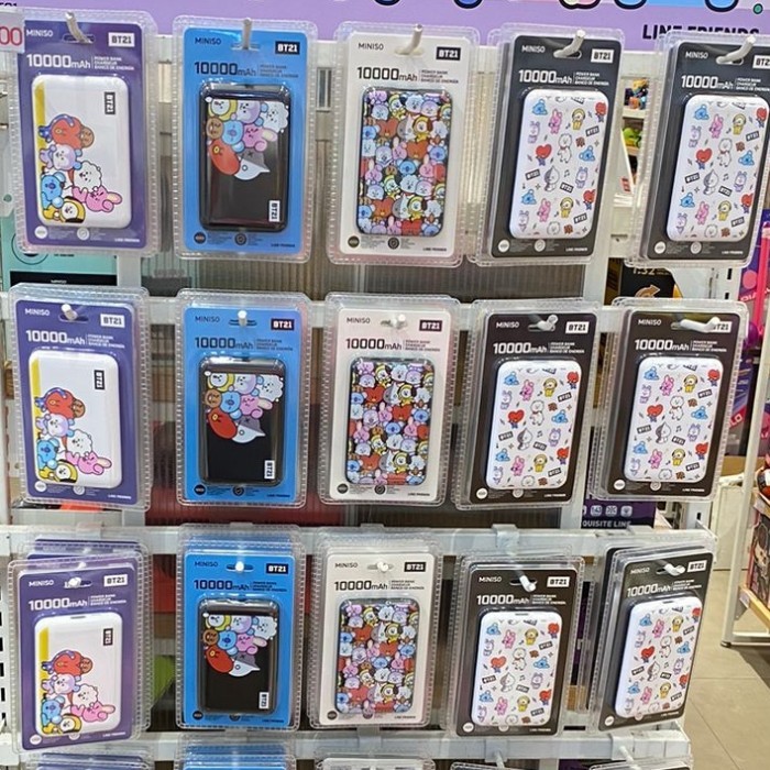 MINISO BT21 10000mah Power Bank - Biru