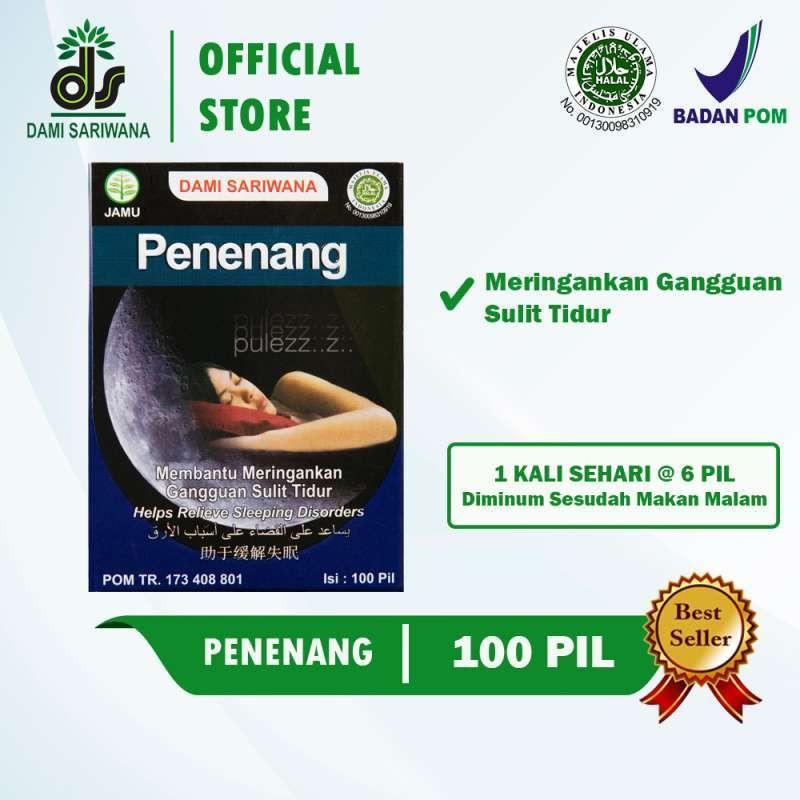 

PIL PENENANG PIL RILEX UNTUK GANGGUAN TIDUR DAN DEPRESI Dami Sariwana Penenang [100 Pil]