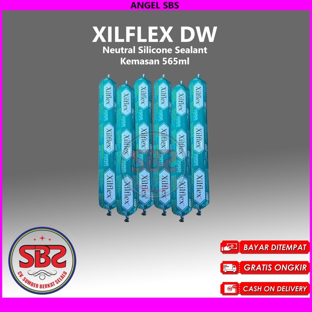 XILFLEX DW LEM Sosis Silicone Sealant Lem Kaca Kayu Aluminium Kusen DLL - Sealant Silicone Netral XI