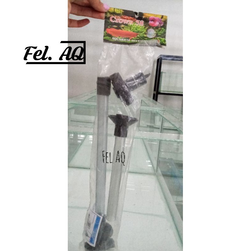Pipa Air Mancur Aquarium Kolam Model Jamur Mushroom Crown 58