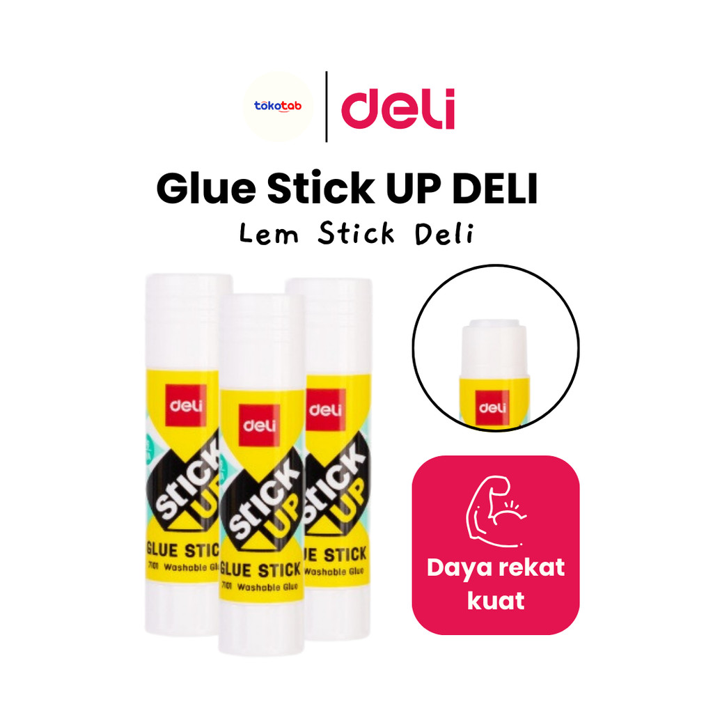 

Tokotab - Deli Glue Stick / Lem Kertas Batangan 9gr 15gr 21gr 36gr Daya Rekat Kuat Mudah Digunakan E7101 7102 7103 7104