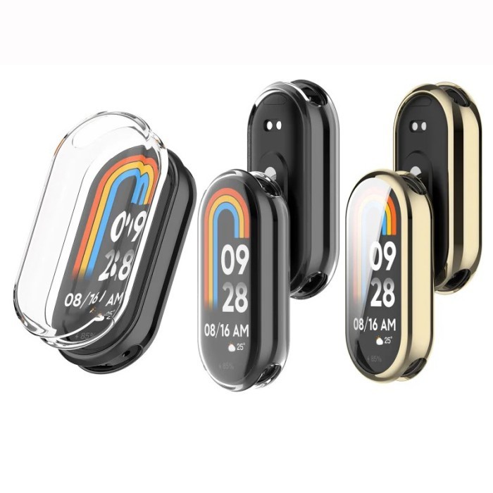 Case TPU Silikon Xiaomi Band 9 Mi Band 9 / Bumper Case TPU Anti Gores Mi Band 9