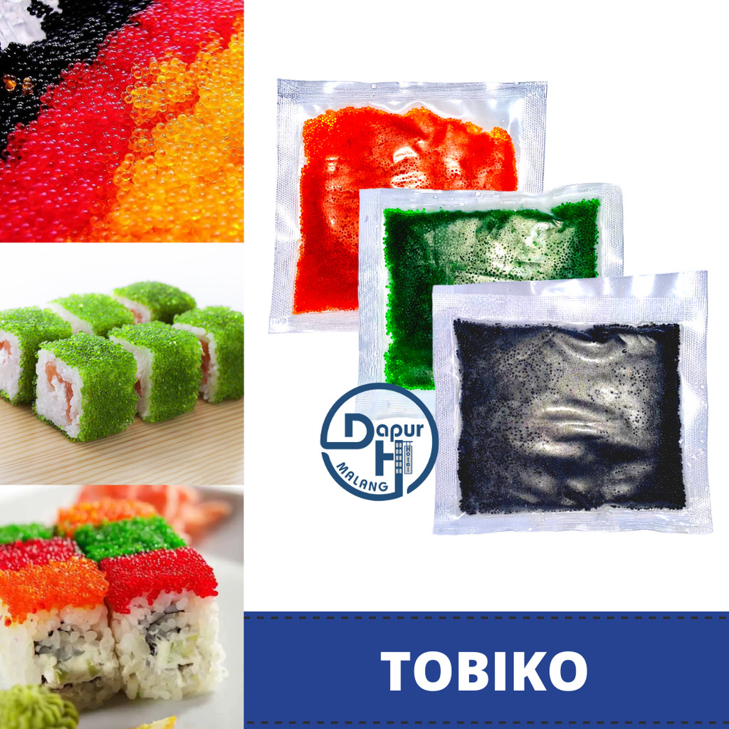 

TOBIKO Premium Orange 50 g Halal │ Telur Ikan Terbang Oren Berbumbu │ Seasoned Flying Fish Roe-MLG