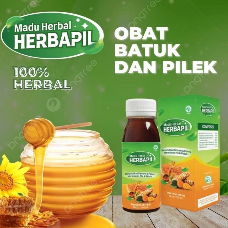 

HERBAPIL Madu Herbal ALAMI Untuk Batuk,Pilek & Sinusitis , ,