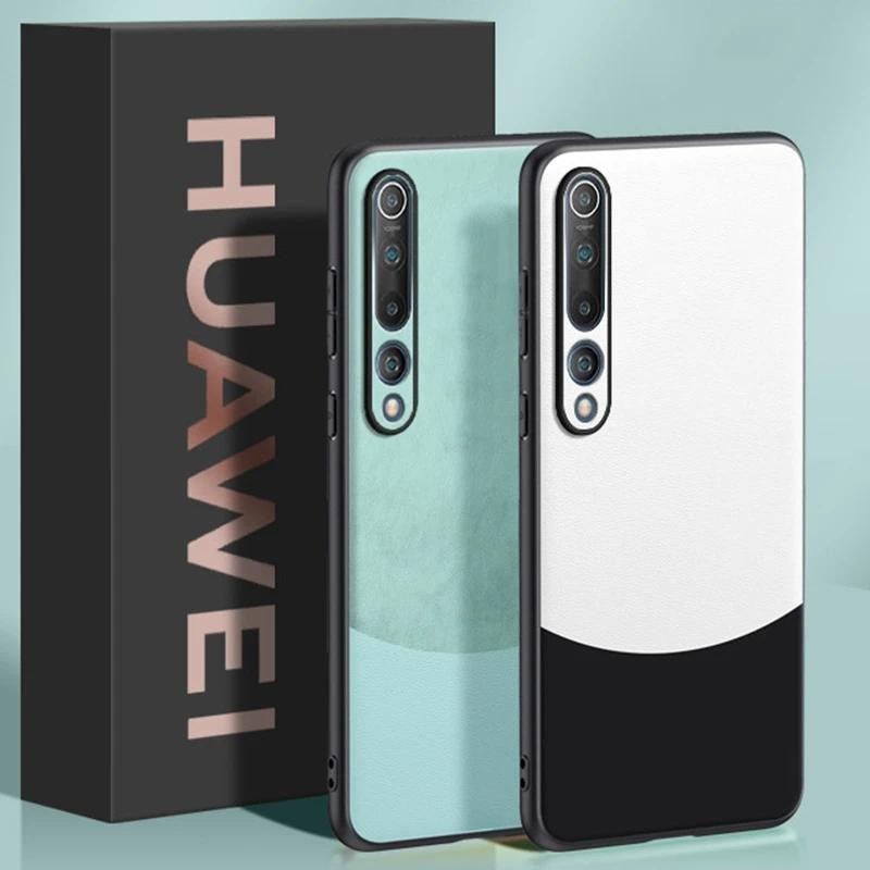 Luxury PU Leather Case For Xiaomi Mi 10 Pro 5G Mi10 Back Cover Silicone Protection Phone casing For 