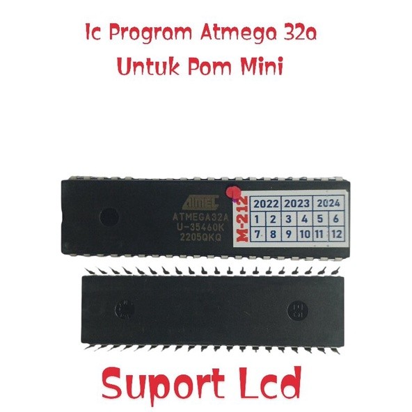Ic Program Atmega 32a Suport Lcd Untuk Pom Mini Pertamini Digital