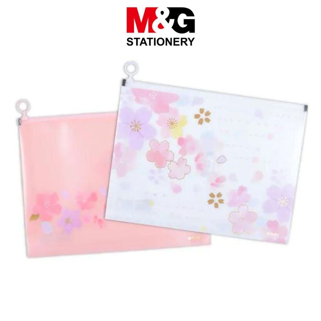 

Map Dokumen Zipper M&G Sakura Ukuran A4 ADM929NT Dokumen Bag Zipper Bag Transparant - SATUAN- SHSNP