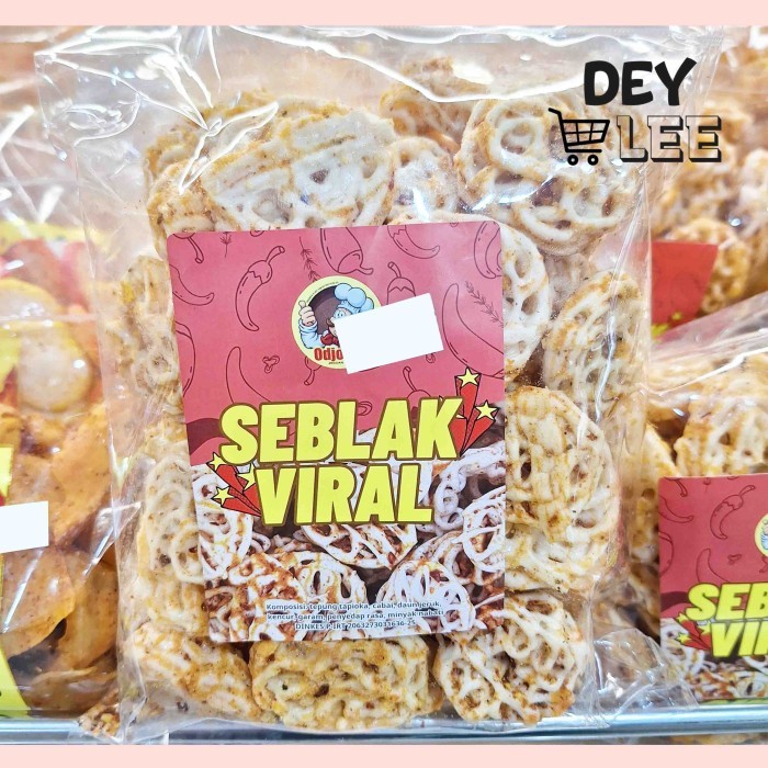 

Kerupuk Seblak Keriting Bulat Pedas Viral Odjolali Snack Cemilan Bandung