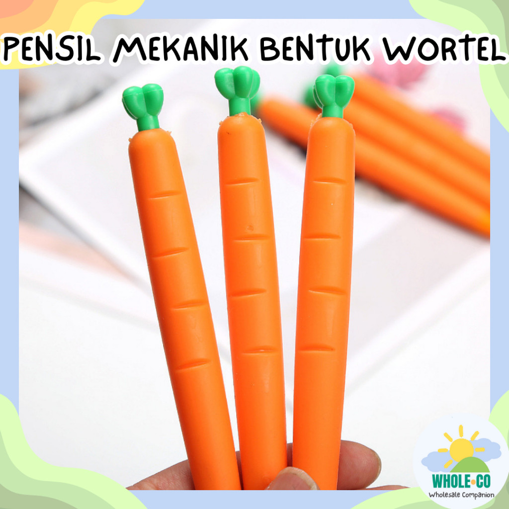 

Pensil Mekanik Bentuk Wortel Cetek Premium Alat Tulis Korea Aesthetic Lucu Unik Imut Termurah Cod