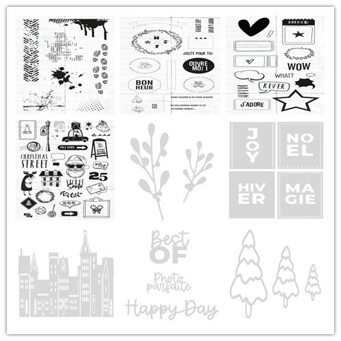 

New Arrival Presell Christmas Stamps and Cutting Dies for DIY Scrapbooking/photo album Decorative Embossing DIY Paper Cards