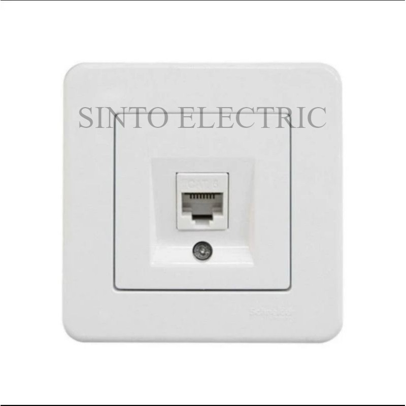 SCHNEIDER LEONA Outlet Cat6 Stopkontak Data Cat6 LEONA