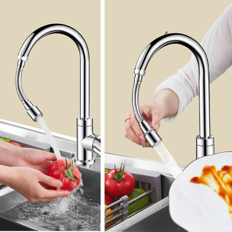 360 Flexible Faucet Extender Hose Extension Pipe Anti-Splash Water Tube Kitchen Faucet Hose Accessor