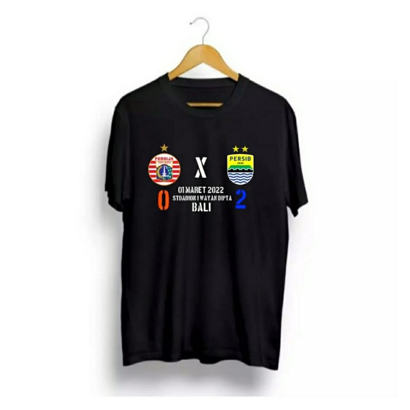 KAOS PERSIB 2-0 / KAOS BOLA PERSIB VS PERSIJA /  TSHIRT BAJU DISTRO VIRAL KEKINIAN