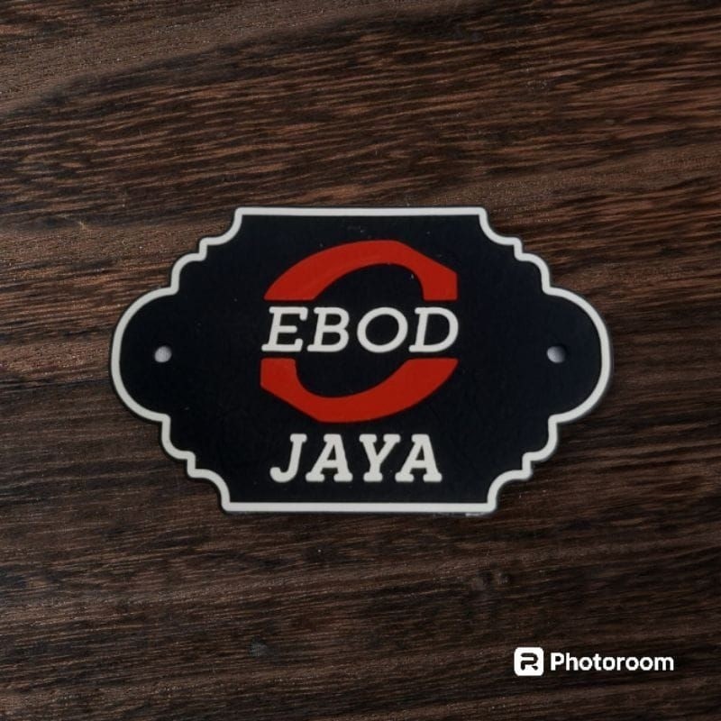 

Ebod || Logo Ebod Model Terbaru bahan Karet Harga 1pcs plus Baut