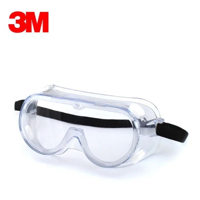 3M 1621 AF Safety Goggle ANTI FOG Kacamata Goggle Lab 3M 1621AF