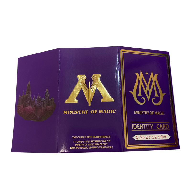 Ministry of Magic Identity card The Map of Wizarding World Cosplay Ticket Admission Letter  Gifts