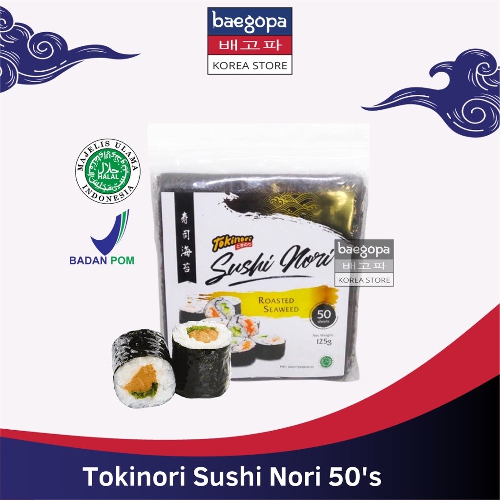 

TOKINORI Nori Kimbab & Sushi 50's Halal | Gimbab Kulit Rumput Laut