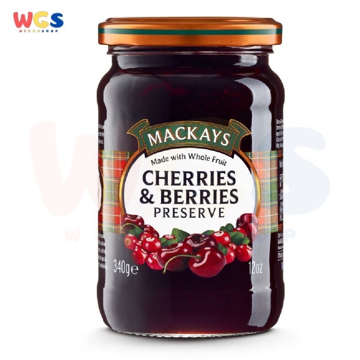 

TP Selai Mackays Cherries & Berries Preserve Jam 340 gr - Selai Ceri Beri