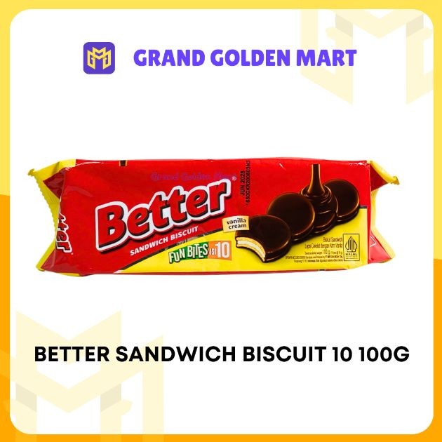 

Better Biskuit Sandwich Vanilla Cream 100 Gram