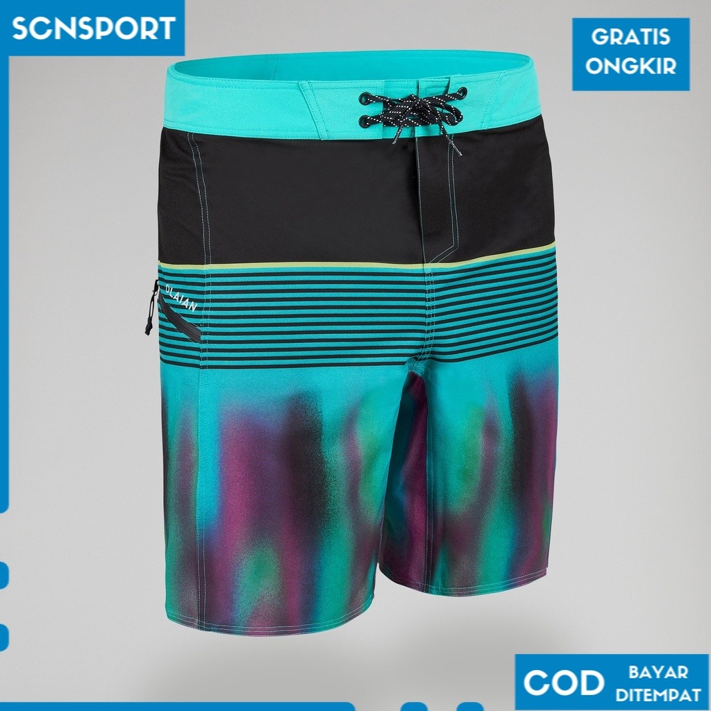 OLAIAN Boardshort surf 500 19 HIJAU ASTRAL"  8759866 SP1