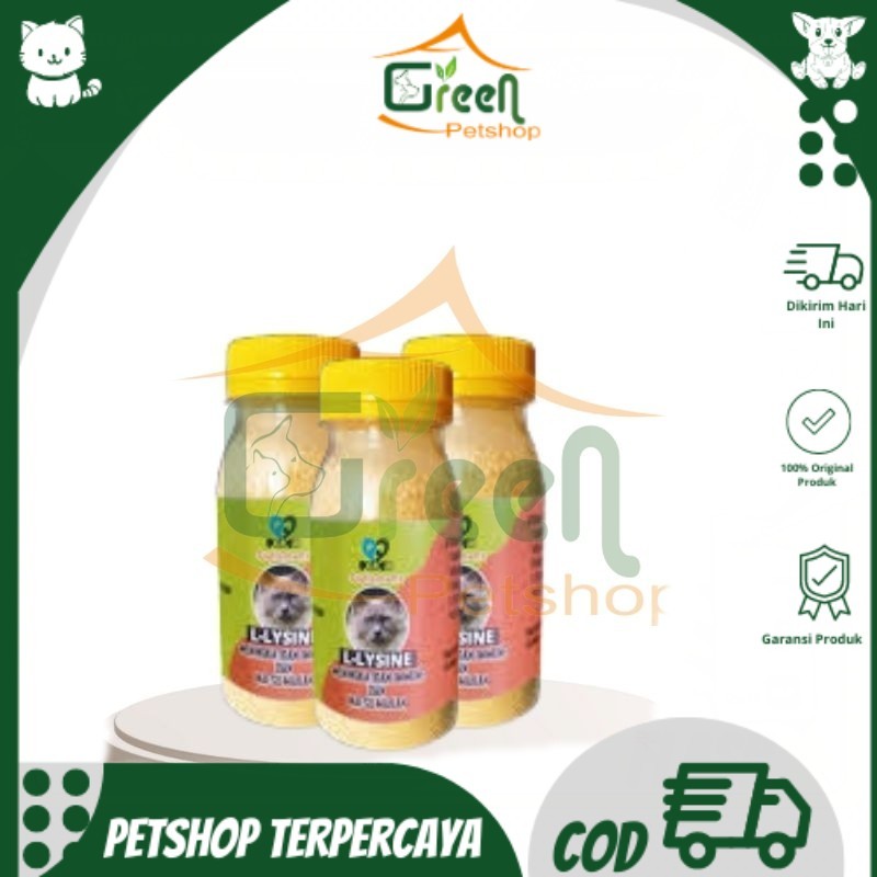 

Petco L-Lysine 50Gr|OBAT, VITAMIN & SUPLEMENT