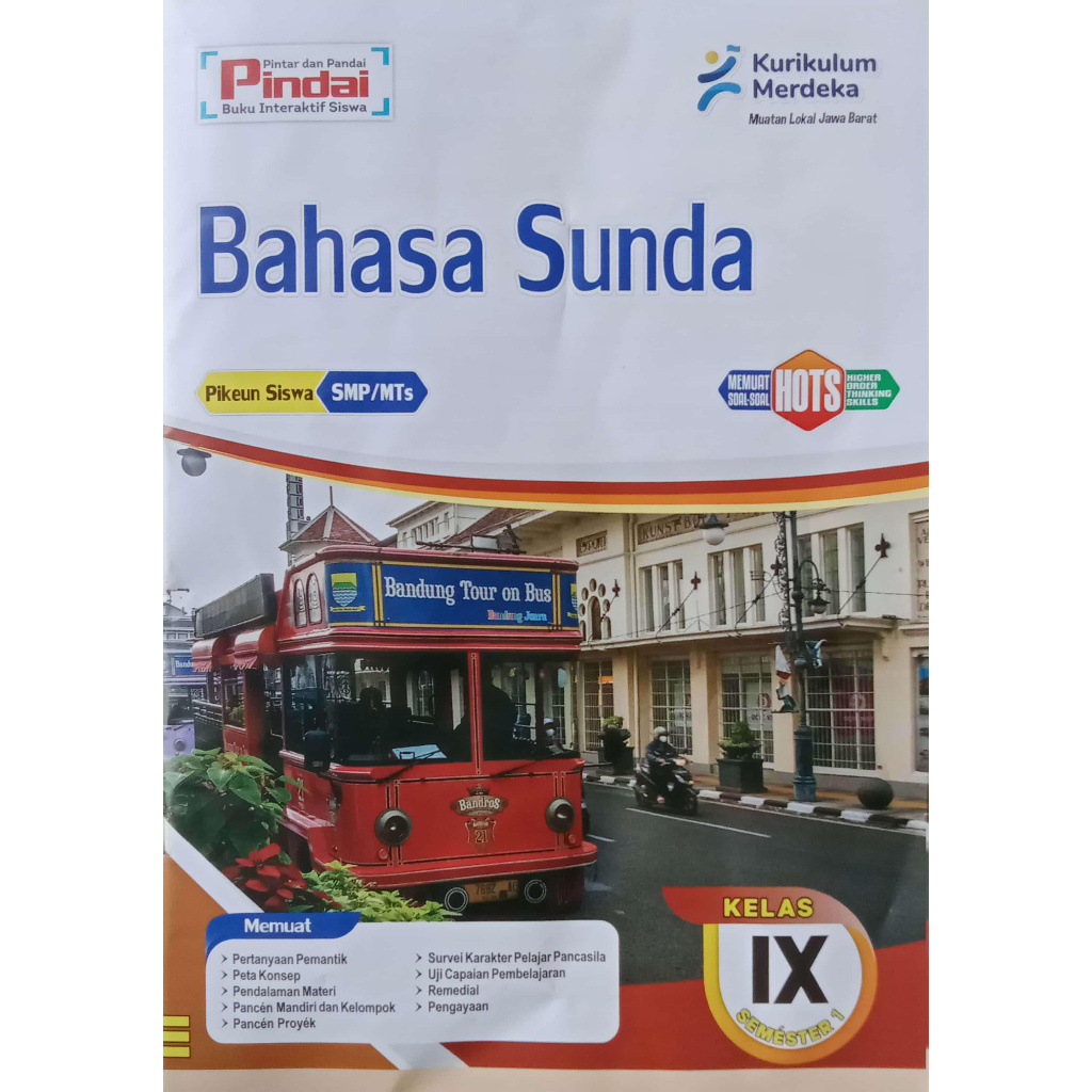 

Buku LKS Bahasa Sunda Kurikulum Merdeka Kelas 9 SMP/MTS Semester 1