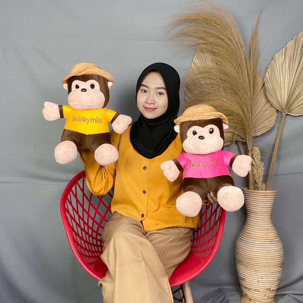 Boneka Baby Milo SNI/Boneka Monkey Baby Milo Kado Murah