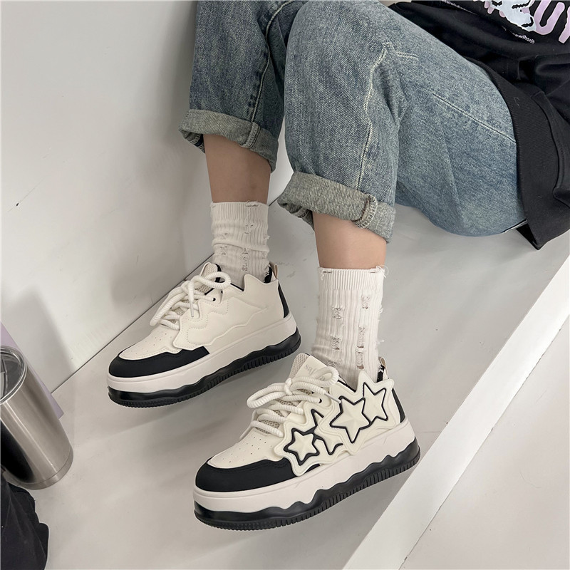 SEPATU SNEAKERS WANITA DOODLE ART KOREA  SPORT SHOES H-509