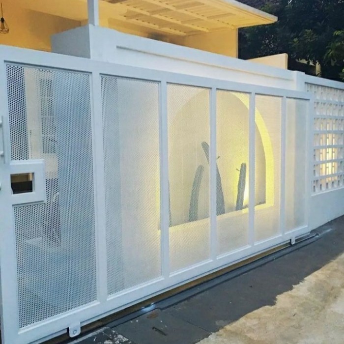 pagar besi minimalis modern