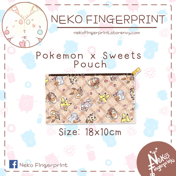 

[BEST] Pokemon x Sweets Pouch / Tempat Pensil
