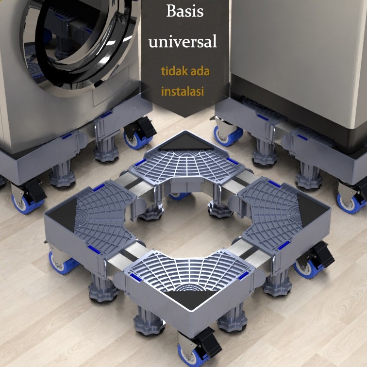 Dudukan mesin cuci yang menebal, dudukan kulkas/dudukan mesin cuci/dudukan mesin cuci yang dapat dis