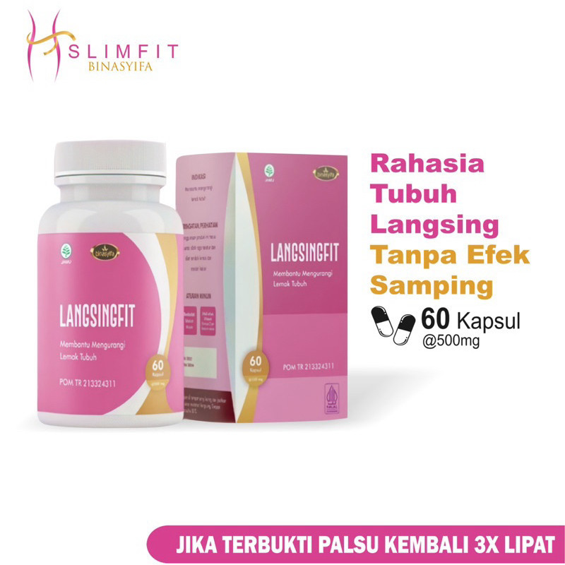 Obat Diet Herbal Ampuh - Pelangsing Badan - Peluntur Lemak Dan Pengecil Perut Buncit Langsingfit Bod