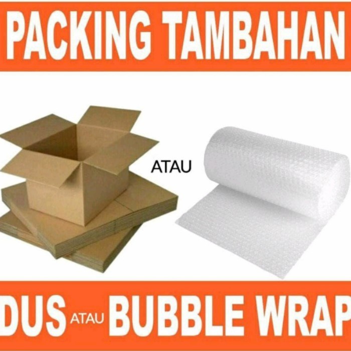 

Bable wrap atau kardus ( pengaman packingan ) non original