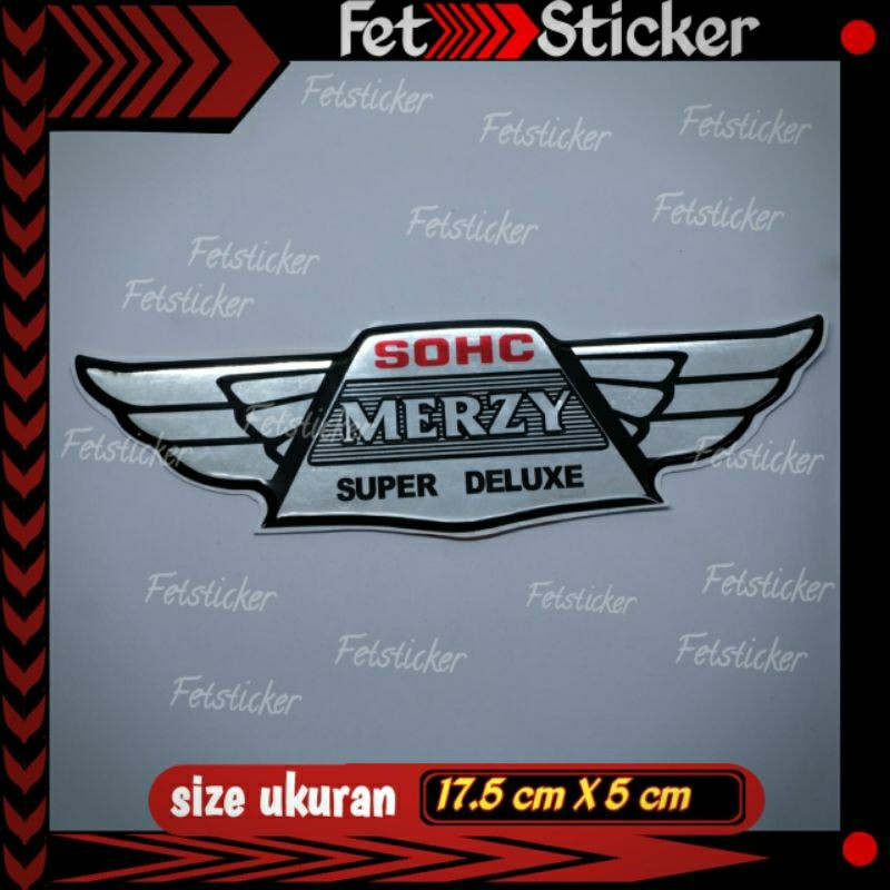 Emblem Timbul Kawasaki Binter Merzy / Emblem Sayap Binter Merzy / Emblem Box Aki Binter Merzy