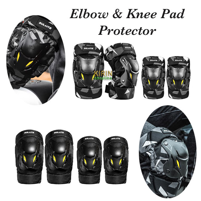 Elbow Knee Pad Protector Sulaite Bantalan Pelindung Pad Lutut Dan Siku Ukuran Dewasa Perlengkapan Ak