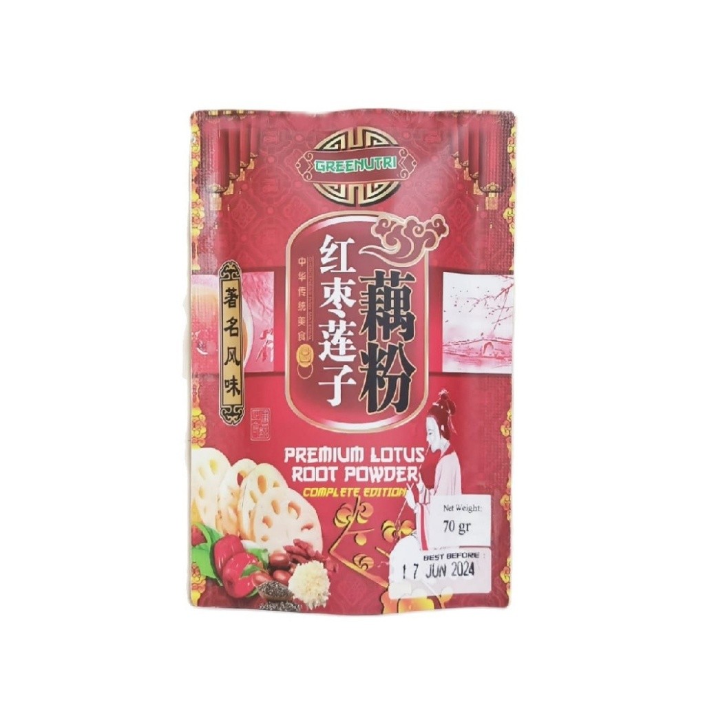 

Lotus root powder sereal akar teratai