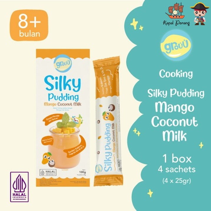 

Grouu Silky Pudding Mango Coco Milk 100 gram