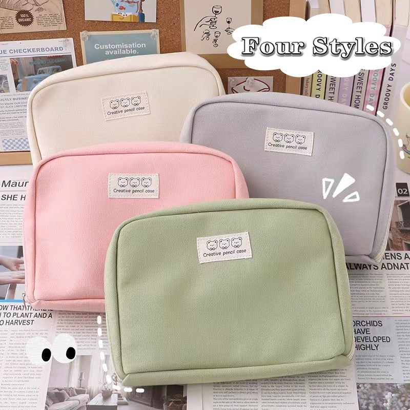 

Murah 12 Layer Tas Tempat Pensil Case Super Large Capacity Pencil Case Kawaii Canvas Pencil Box Pen
