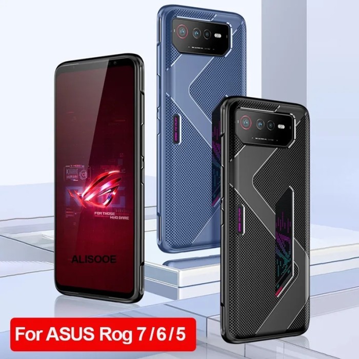 CASE ASUS ROG PHONE 7 ROG 7 7 ULTIMATE CARBON ANTI BENTUR TAHAN PANAS - ASUS ROG 7