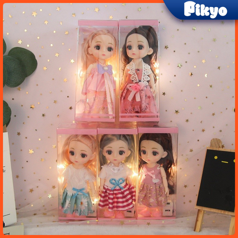 Pikyo Mainan Anak Perempuan Boneka Yuna Bjd Doll DIY 17 cm boneka cute boneka korea original-murah b