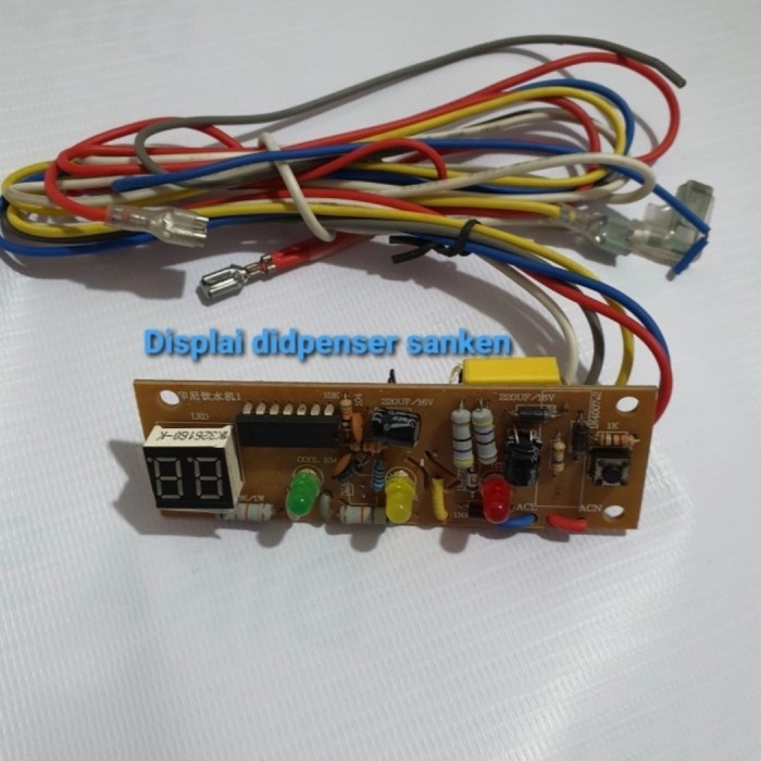 Modul Pcb indikator dispenser sanken galon bawah dan galon atas