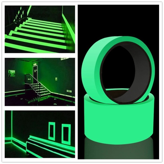 

Glow In The Dark Tape 15mm x 10m Meter Isolasi Lakban Sticker Fosfor HY6 - Hijau