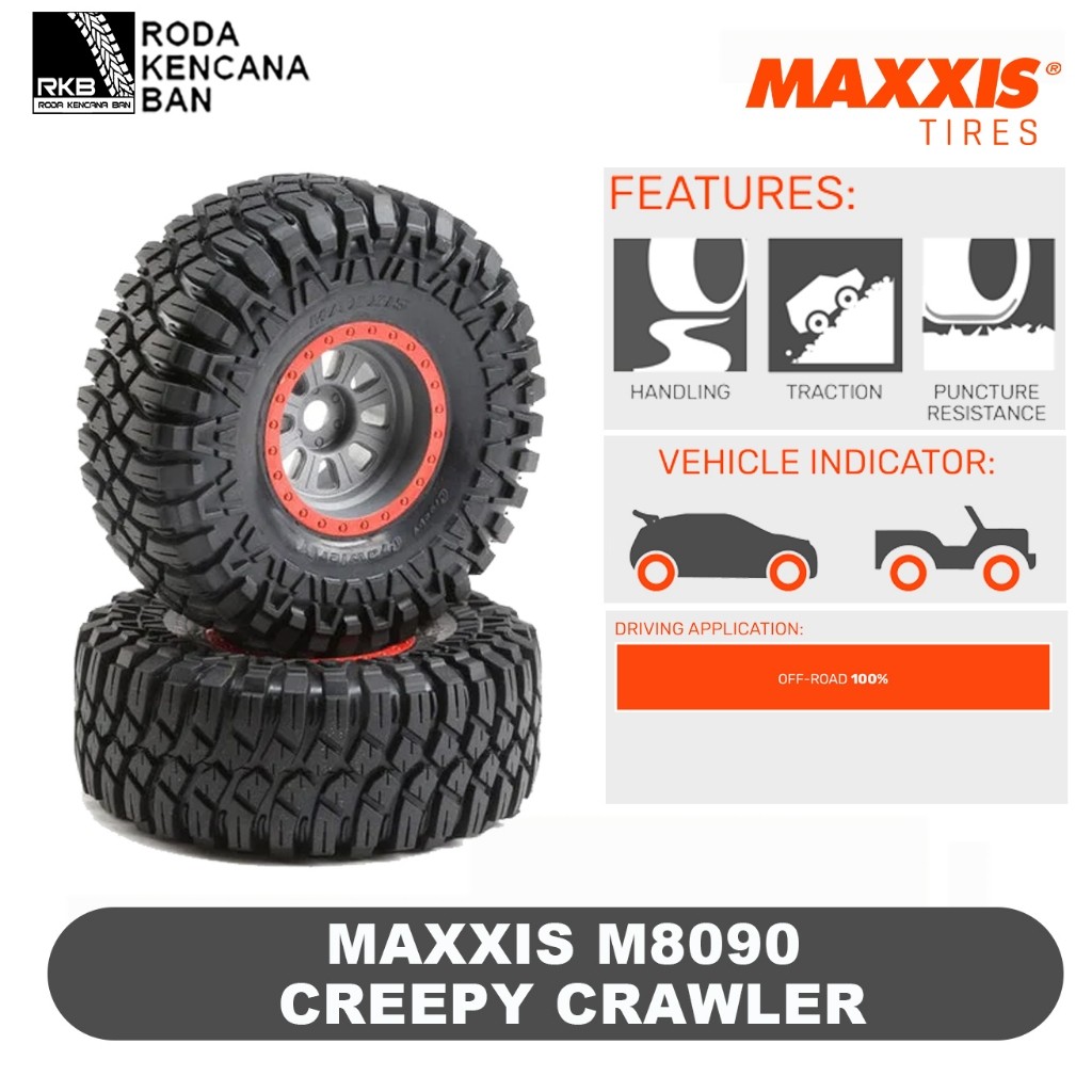 Ban Maxxis M8090 35 x 12.5 R15 Creepy Crawler