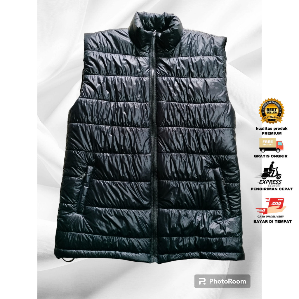 rompi gelembung dewasa/vest rompi puffer/ rompi tahan air/waterpoof/rompi motor dewasa/rompi murah b