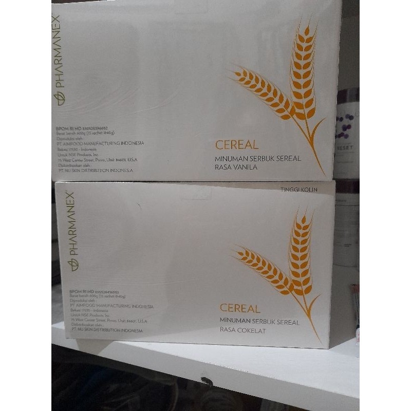 

cereal vanila minuman sarapan sehat exp 2026